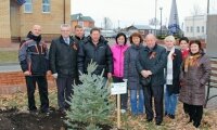 Аллею Славы в честь 70-летия победы в Великой Отечественной войне высадили в Белоомуте