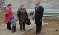 Глава поселения Луховицы Геннадий Воронин совершил рабочий объезд городских дворов